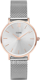 Cluse Srebrny/Stal Ø33 mm CL30025