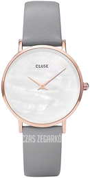 Cluse Biały/Skóra Ø33 mm CL30049