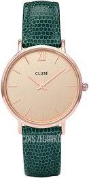 Cluse Różowe złoto/Skóra Ø33 mm CL30052