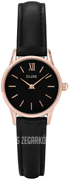 Cluse La Vedette Czarny/Skóra Ø24 mm CL50011