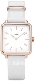 Cluse La Tetragone Biały/Skóra CL60006