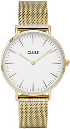 Cluse La Boheme Biały/Stal w odcieniu złota Ø38 mm CW0101201009