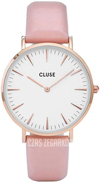 Cluse La Boheme Biały/Skóra Ø38 mm CW0101201012