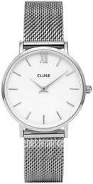 Cluse Minuit Biały/Stal Ø33 mm CW0101203002