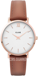 Cluse Biały/Skóra Ø33 mm CW0101203018