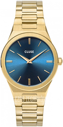 Cluse Niebieski/Stal w odcieniu złota Ø33 mm CW0101210005