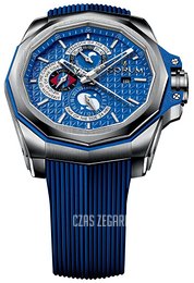 Corum Admirals Cup Niebieski/Guma Ø45 mm 277.101.04-F373 AB12