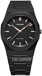 D1 Milano Polycarbon Czarny/Żywica z tworzywa sztucznego Ø40.5 mm PCBJ12