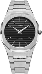 D1 Milano Ultra Thin Czarny/Stal Ø40 mm UTBJ14