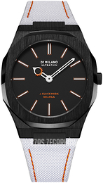 D1 Milano Ultra Thin Czarny/Skóra Ø40 mm UTNJCW