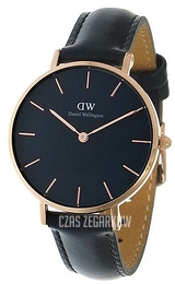 Daniel Wellington Classic Petite Sheffield Czarny/Skóra Ø32 mm DW00100168