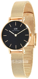 Daniel Wellington Classic Petite Melrose Czarny/Stal w kolorze różowego złota Ø28 mm DW00100217