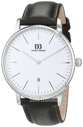 Danish Design Dress Srebrny/Skóra Ø40 mm 3314538