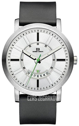 Danish Design Dress Srebrny/Skóra Ø42.5 mm IQ12Q1046