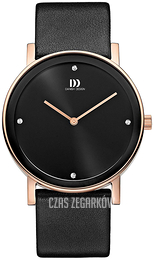 Danish Design Classic Czarny/Skóra Ø38 mm IQ17Q1042
