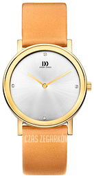 Danish Design Dress Srebrny/Skóra Ø34 mm IV11Q1042
