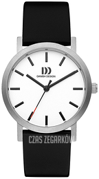 Danish Design Dress Srebrny/Skóra Ø33 mm IV12Q1108