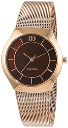 Danish Design Dress Brązowy/Stal w kolorze różowego złota Ø30 mm IV67Q1132