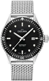 Delma Cayman Automatic Czarny/Stal Ø42 mm 41801.706.6.031