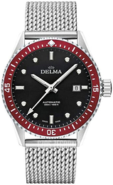 Delma Cayman Automatic Czarny/Stal Ø42 mm 41801.706.6.036