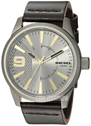 Diesel Analog Szary/Skóra Ø46 mm DZ1843