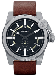 Diesel Analog Czarny/Skóra Ø56 mm DZ4270