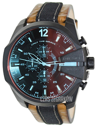 Diesel Chronograph Pomarańczowy/Skóra Ø52 mm DZ4305