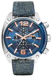 Diesel Chronograph Niebieski/Skóra Ø49 mm DZ4374