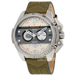 Diesel Chronograph Beżowy/Skóra Ø48 mm DZ4389