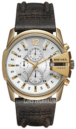 Diesel Srebrny/Skóra Ø45 mm DZ4435