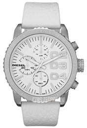 Diesel Chronograph Biały/Skóra Ø42 mm DZ5330