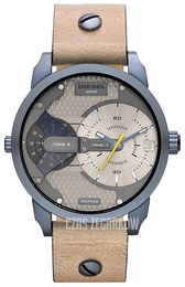 Diesel Analog Szary/Skóra Ø46 mm DZ7338