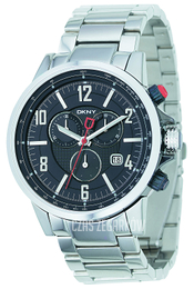 DKNY Chronograph Czarny/Stal Ø44 mm NY1326