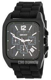 DKNY Chronograph Czarny/Guma NY1461