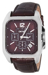 DKNY Chronograph Brązowy/Skóra NY1462