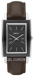DKNY Dress Szary/Skóra NY1484