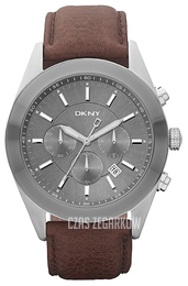 DKNY Nolita Szary/Skóra Ø40 mm NY1509