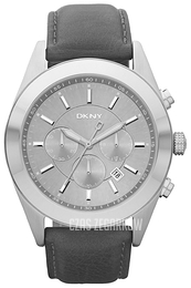 DKNY Srebrny/Skóra Ø40 mm NY1510