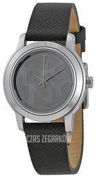 DKNY Dress Srebrny/Skóra Ø42 mm NY2204