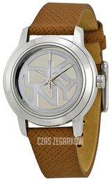 DKNY Dress Srebrny/Skóra Ø33 mm NY2207