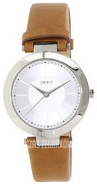DKNY Dress Srebrny/Skóra Ø36 mm NY2293