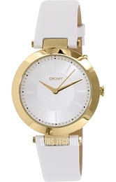 DKNY Dress Srebrny/Skóra Ø37 mm NY2295