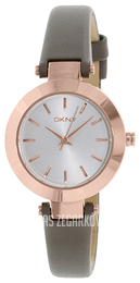 DKNY Dress Srebrny/Skóra Ø28 mm NY2301