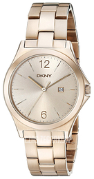 DKNY Dress Różowe złoto/Stal w kolorze różowego złota Ø33 mm NY2368