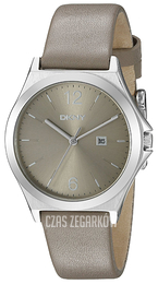 DKNY Dress Brązowy/Skóra Ø34 mm NY2370