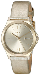 DKNY Dress Srebrny/Skóra Ø34 mm NY2371