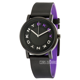 DKNY Dress Czarny/Skóra Ø34 mm NY2389