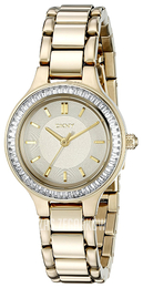 DKNY Dress Srebrny/Stal w odcieniu złota Ø28 mm NY2392