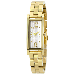 DKNY Dress Srebrny/Stal w odcieniu złota NY2428