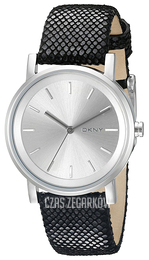 DKNY Dress Srebrny/Skóra Ø34 mm NY2435